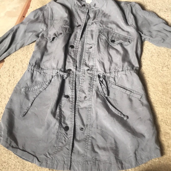 grey button up jacket - Picture 3 of 5